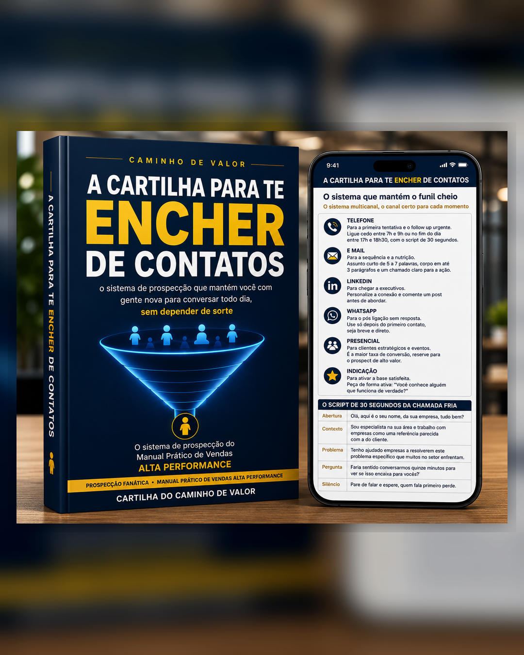 A Cartilha pra te Encher de Contatos — Caminho de Valor